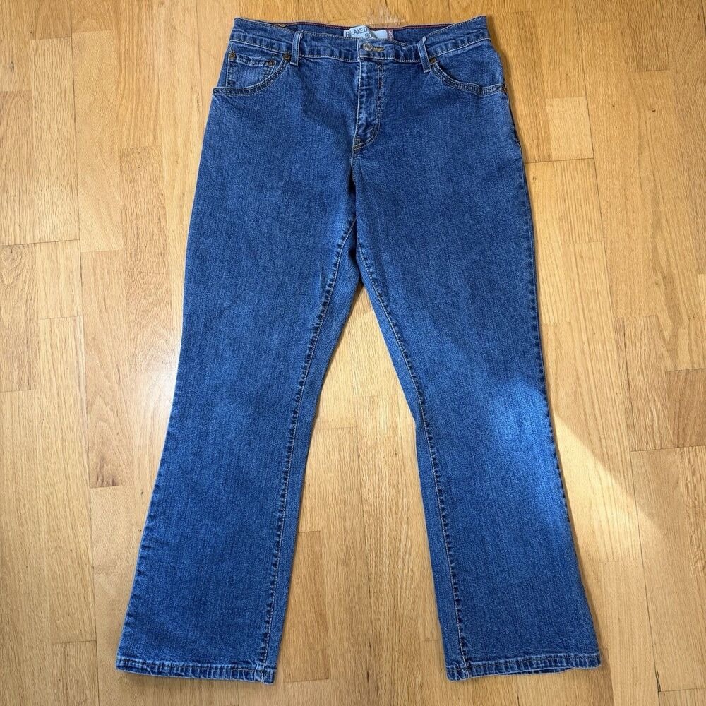 Levi’s 550 Relaxed Bootcut Jeans Blue 12S Denim Medium Wash Petite Americana Y2K